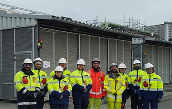 Site visit of MULTIPLHY 2.6 MW High temperature electrolyser in Rotterdam